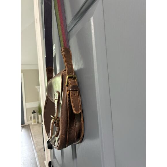 Vtg Abercrombie & Fitch Leather Ammo Shell Cartridge Bag England Crossbody 50's - Picture 4 of 13